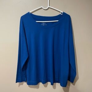 J. Jill Deep Blue Long Sleeve Tee